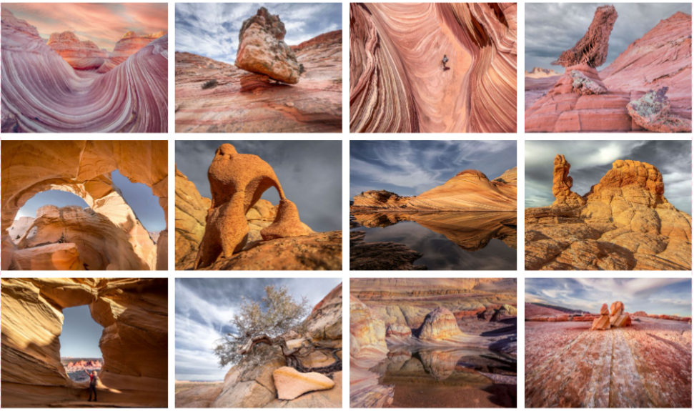 2025 Desert Dreams Calendar image lineup